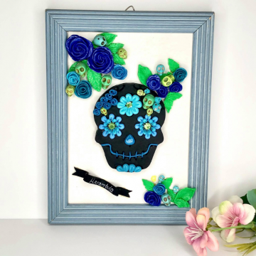 CUADRO DECORATIVO CALAVERA